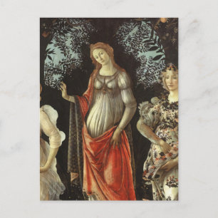 Postal Sandro Botticelli - Bella Artes Spring-Venus & Flo