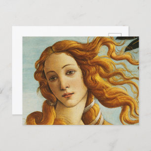 Postal Sandro Botticelli - Diosa Venus Avatar Bella Artes