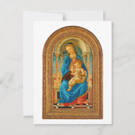 Postal Sandro Botticelli Madonna y Niño c 1470