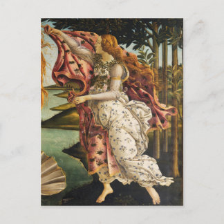 Postal Sandro Botticelli Nacimiento de Venus Hora de Prim