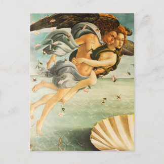 Postal Sandro Botticelli Nacimiento de Venus Zephyrus, Cl