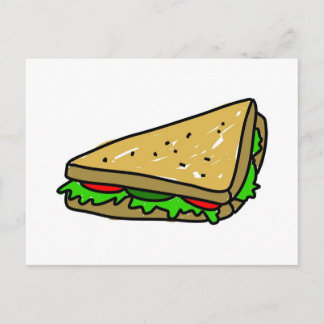 Postal Sándwich de ensalada