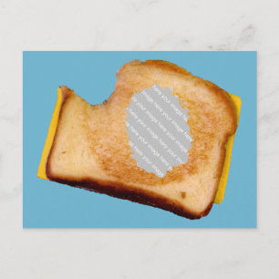 Postal Sandwich de queso a la parrilla del personalizable