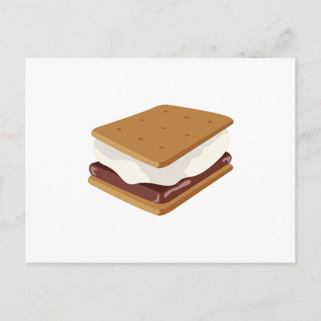 Postal Sándwich de Smores (Anverso)