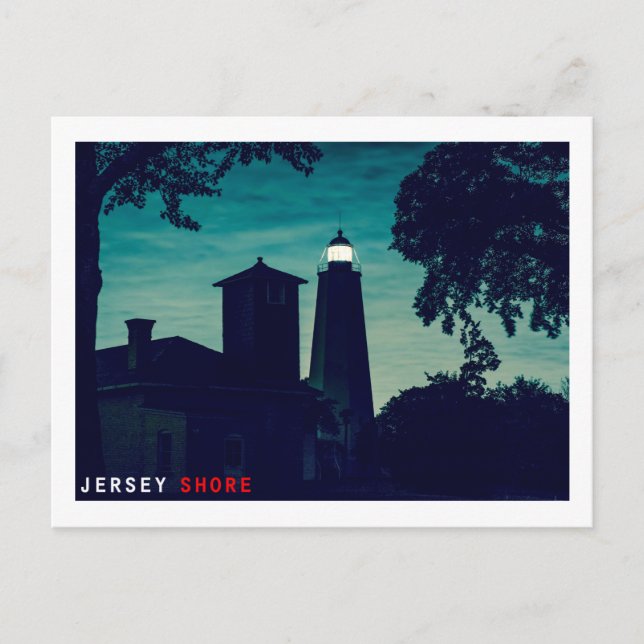 Postal Sandy Hook Light. (Anverso)