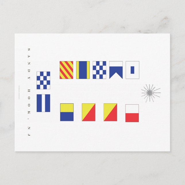 Postal Sandy Hook NJ (Anverso)