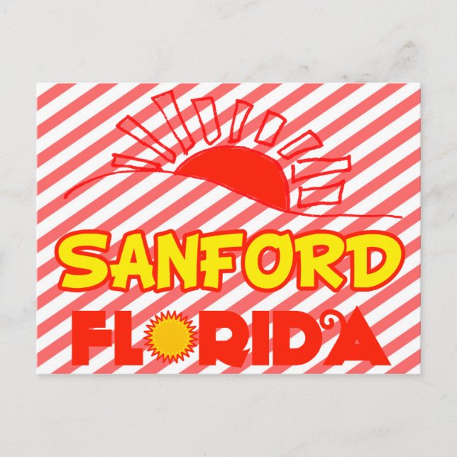 Postal Sanford, Florida (Anverso)