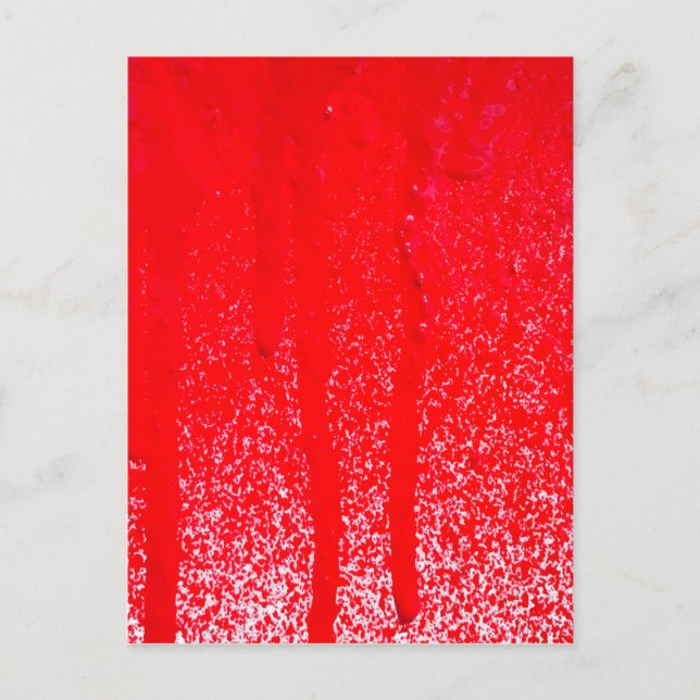 Postal sangre goteante (Anverso)