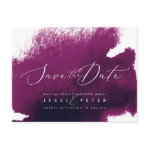 Sangria Watercolor Save the Date