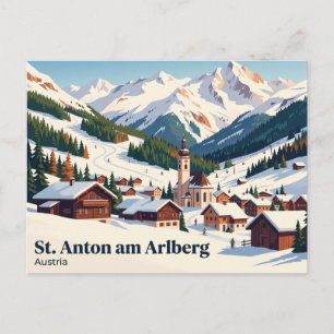 Postal Sankt Anton am Arlberg, St. Anton, Tirol, Austria