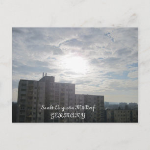 Postal "Sankt Augustin Mülldorf" luz sobre el ciel