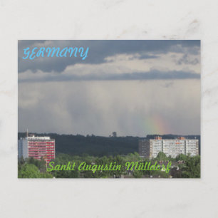 Postal "Sankt Augustin Mülldorf" pequeño arco iris
