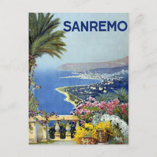 Postal Sanremo Italia Vintage