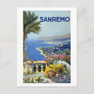 Postal Sanremo Italia Vintage