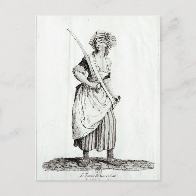 Postal Sans-Culotte, 1792 (Anverso)