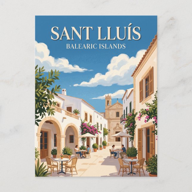 Postal Sant Lluís España (Anverso)
