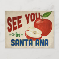 Santa Ana California Apple - Viajes de época