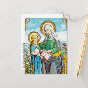 Postal Santa Ana y la joven María (SAU 29)