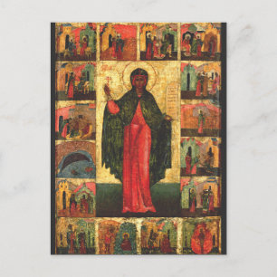 Postal Santa Anastasia la Libertadora Arte Bizantino