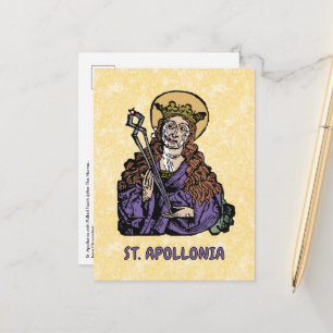 Postal Santa Apolonia con diente extraído (Nuremberg)