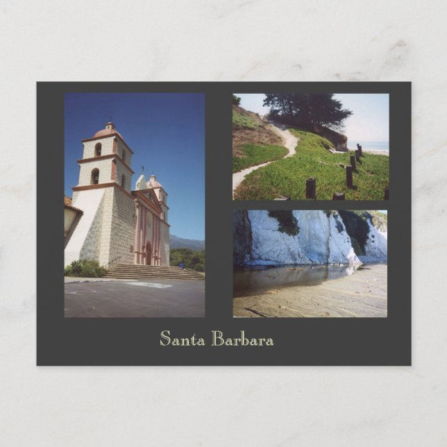 Postal Santa Barbara (Anverso)