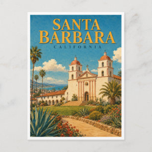 Postal Santa Barbara California Mission Towers GeoSaga