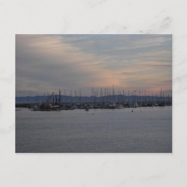 Postal Santa Barbara Pier (Anverso)