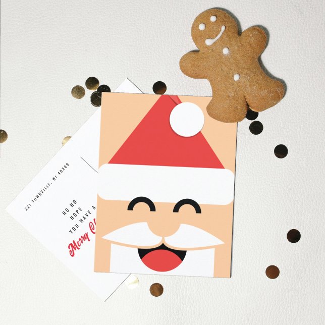 Postal Santa Cara Navidad  (Subido por el creador)