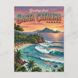 Postal Santa Catalina Panamá