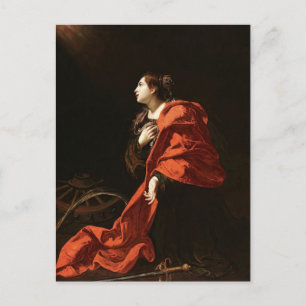 Postal Santa Catalina por Bartolomeo Cavarozzi