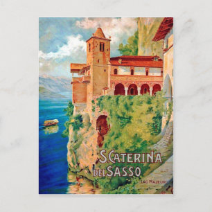 Postal Santa Caterina del Sasso, Lago Maggiore, Italia