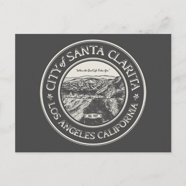 POSTAL SANTA CLARITA CALIFORNIA (Anverso)