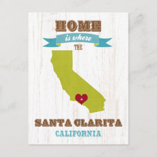 Postal Santa Clarita, California Map - Home is Where The