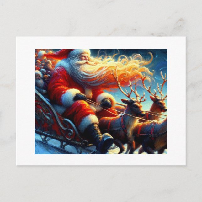 Postal Santa Claus, (Anverso)