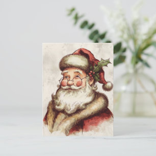 Postal Santa Claus antiguo