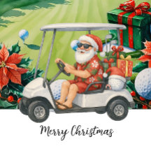 Santa Claus es un Navidad de golf en julio