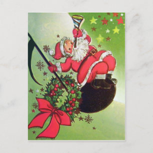 Postal Santa Claus está trayendo la alegría de la Navidad