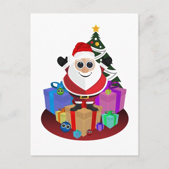 Postal Santa Claus - Navidades (Anverso)