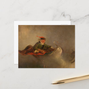 Postal Santa Claus, Navidades, noche de William H. Beard