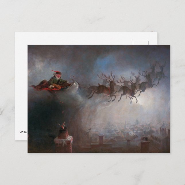 Postal Santa Claus | William Holbrook Beard | (Anverso / Reverso)