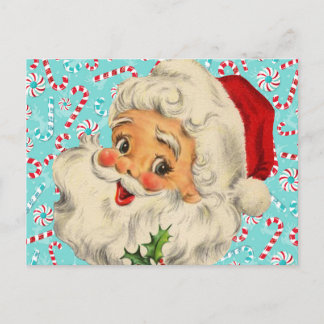 Postal Santa con menta