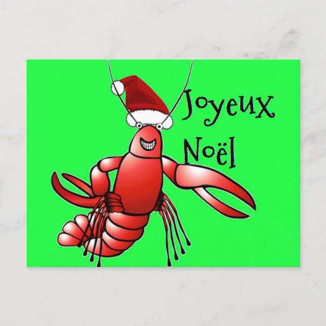 Postal Santa Crawdad (Santa Craws) (Anverso)