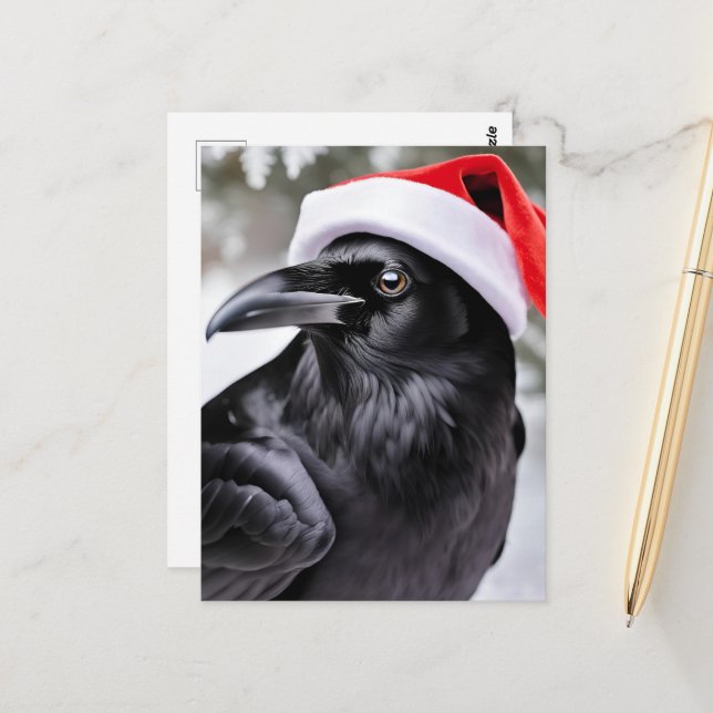 Postal Santa Crow (Anverso/Reverso In Situ)