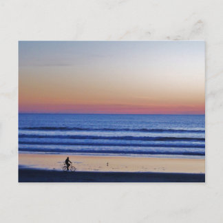 Postal Santa Cruz Beach Crusier Sunset.