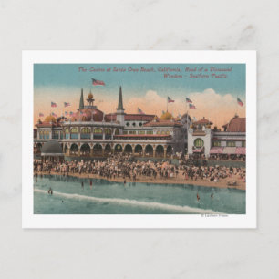 Postal Santa Cruz, CA - Casino y Santa Cruz Beach