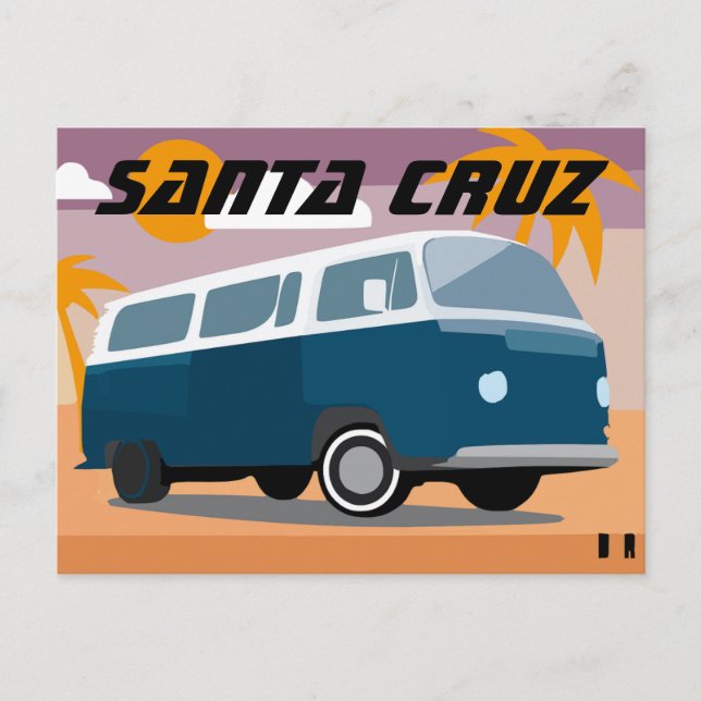 POSTAL SANTA CRUZ CALIFORNIA (Anverso)