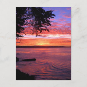 Postal Santa Cruz, California. Sunrise