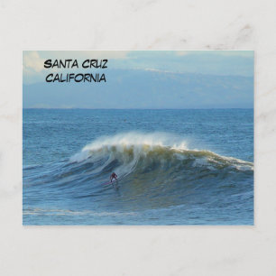 Postal Santa Cruz, California Surfer - Postcard