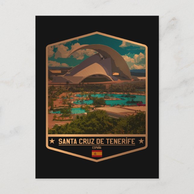 Postal Santa Cruz de Tenerife (Anverso)