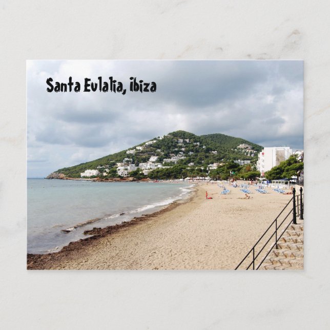 Postal Santa Eulalia, Ibiza (Anverso)